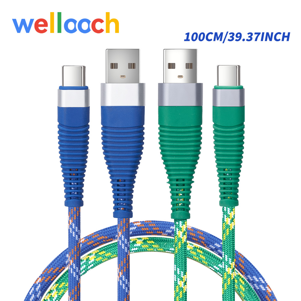 Durable High-Speed USB-A to USB-C Braided Cable with Tin Plated Connectors