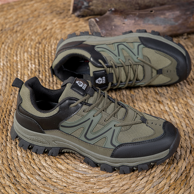 Men's mountaineering 2025 new summer men's mesh breathable climbing outdoor hiking sports shoes