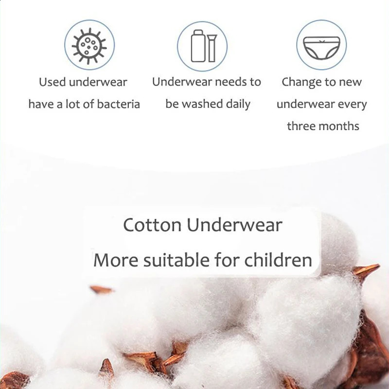 3612Pcs Multipack Baby Girls Briefs Cotton Panties Kids Floral Underwears Children Short Underpants For 210 Years 250812