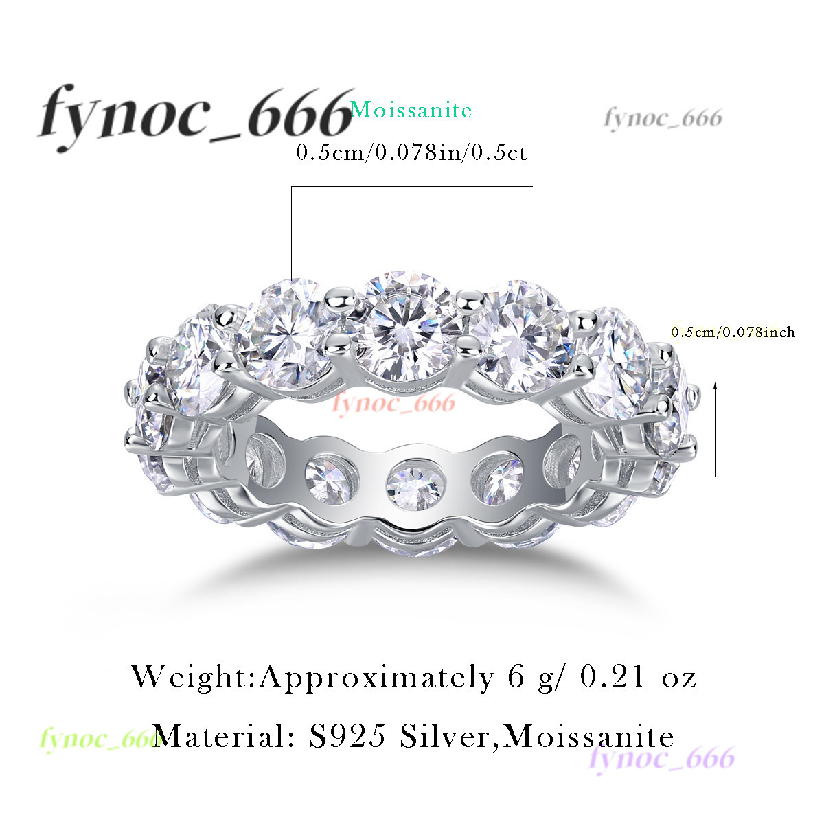 925 Sterling Silver Ring with 1ct Moissanite Center Stone Luxury Design for Special Occasions