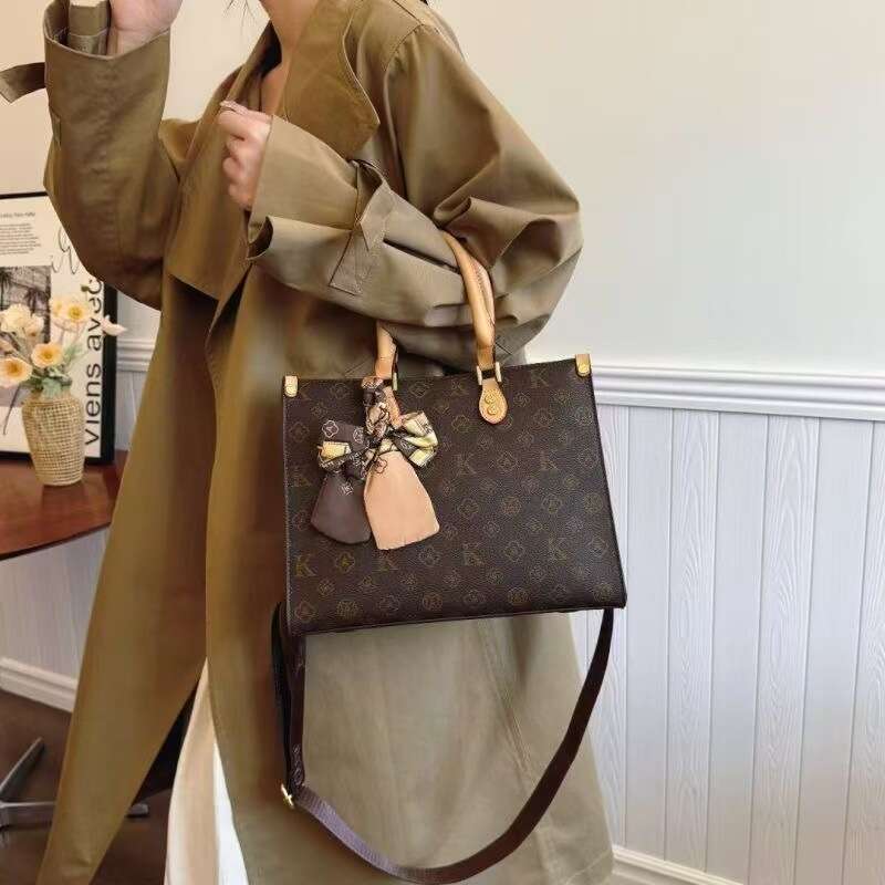 Gutiko Quality Light Luxury New Style Elegant High-End Fashion Printed Versatile Single Shoulder Crossbody Large Capacity Commuter Bag