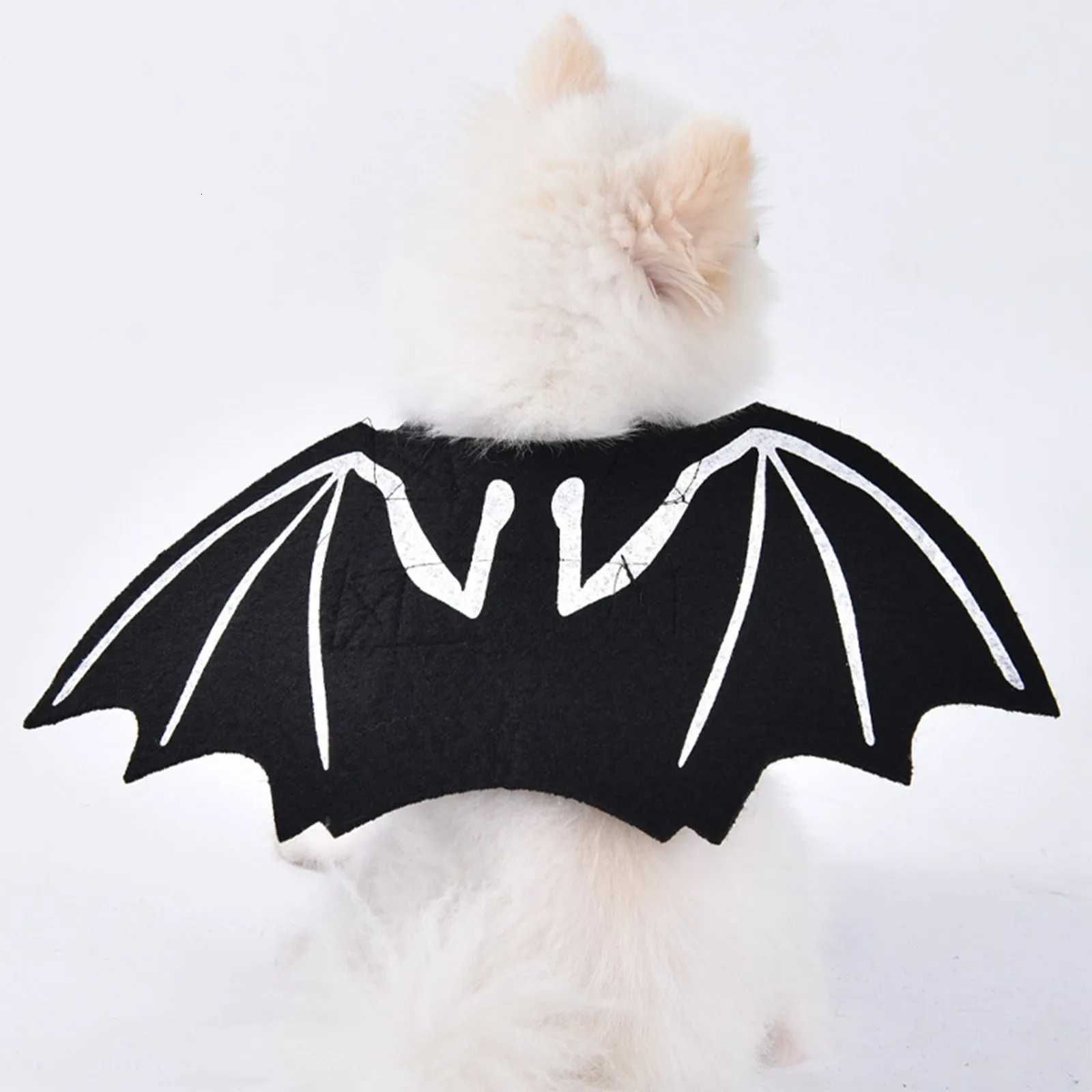 Halloween Dog Bat Wings Pet Costume Small Dog Cat Party Cosplay Pet Clothing Accessories Photo Prop Festival Outfit XJ250813