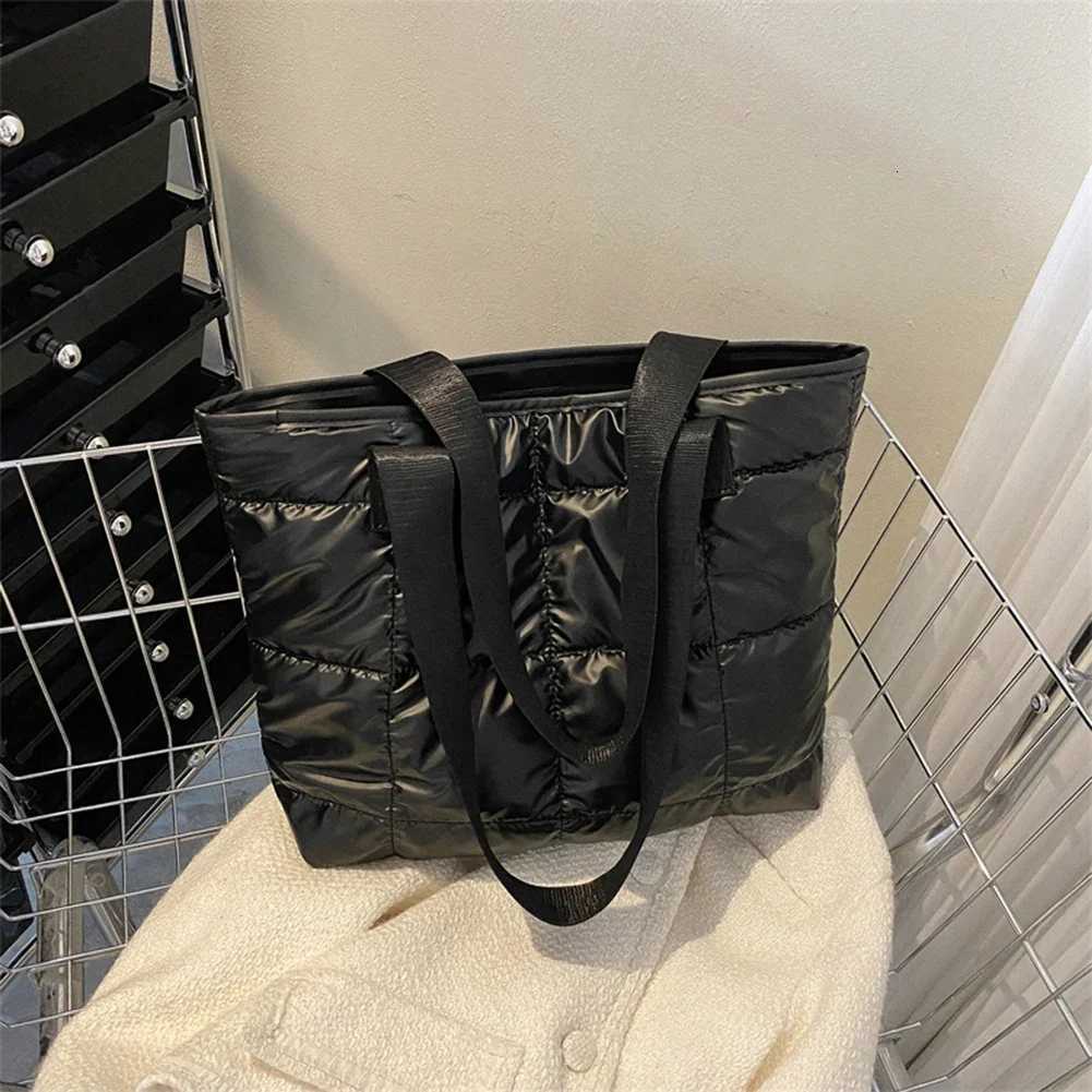 Fashion Tote Handbags for Women Black Large Capacity Soft Rhombus Bags Vinatge Quilted Shoulder Bag Purse for Travel Shopping Z250813