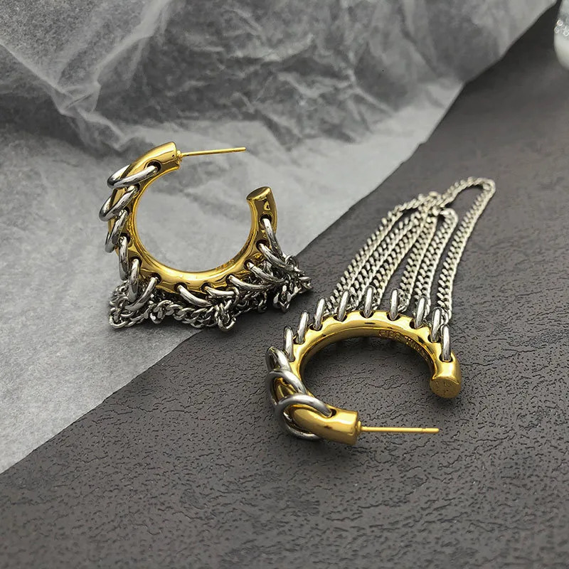 European and American Personality Exaggerated Long Fringe Earrings Suitable for Women To Wear Temperament Accessories 250812