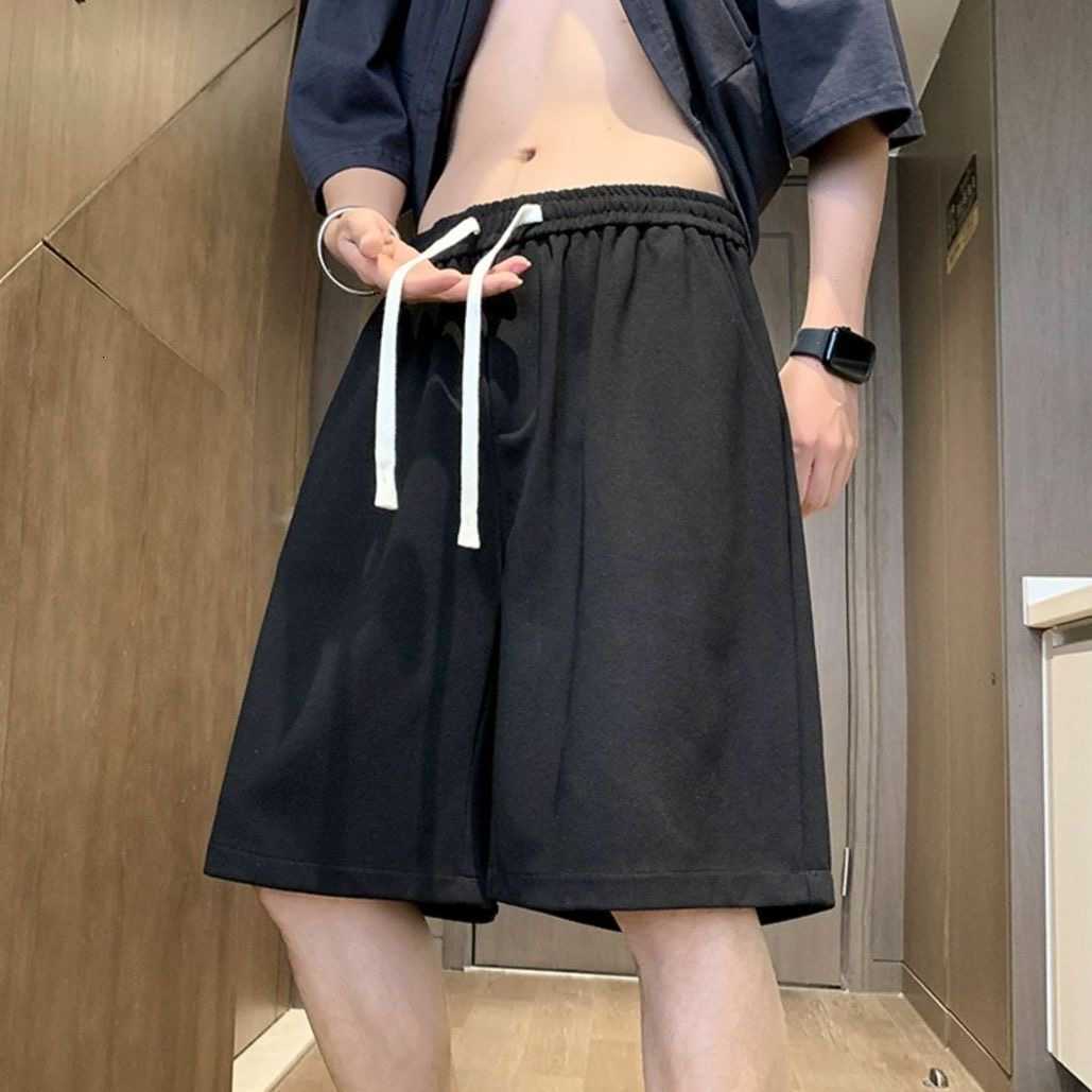 Simple short pants for men, new summer style, breathable and loose, trendy brand, basketball sport-style, five-inch casual pants, for boys, to be worn