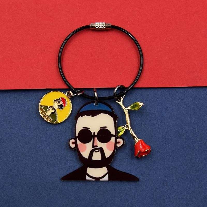 This Killer Is Not So Cold Keychain Couple Pair Simple Bag Ins Trend Backpack Pendant Decoration