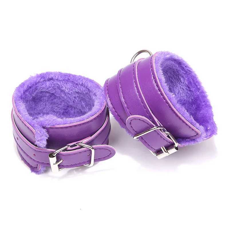 Sexy Adult Product SM Game Suit Bondage Set Adult Handcuffs Ball Mouth Plug Nylon Whip Kit For Couples Sex Toys In LoveXJ250813