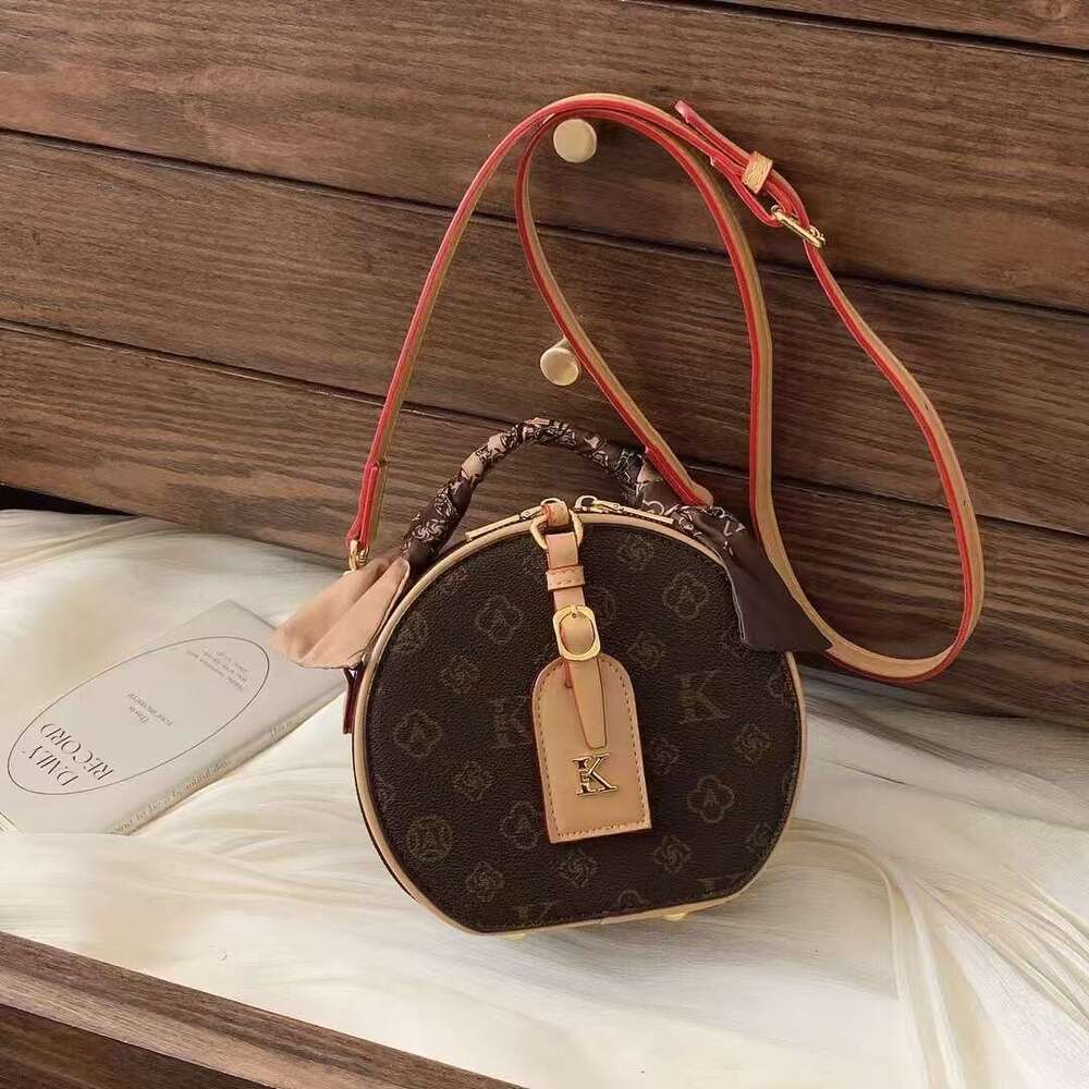 Gutiko Handheld Small Tote for Women 2025 New Trendy Round Bag Crossbody Autumn Winter