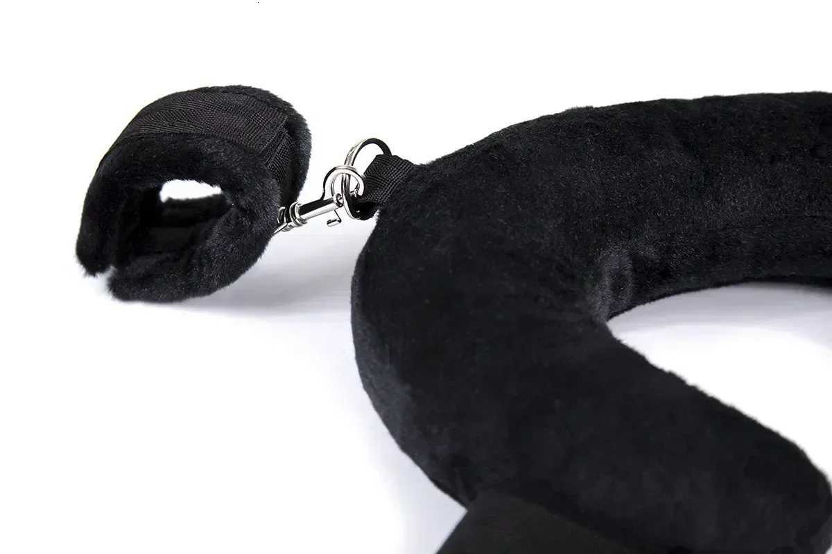 Sex Toys Cotton BDSM Bondage Set Handcuffs Sexy Leg Pillow Thinning Belt Bending Orgasm Couple Toy W250813