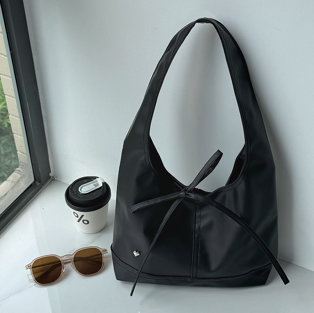 2025 New Niche Design Commuter Versatile Casual Bowknot Large Capacity Single Shoulder Underarm Tote Bag for Women ddmymarket