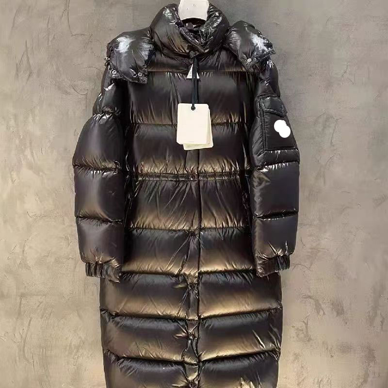 Womens Jacket Long Style Designer Downs Parkas Coats Puffer Jackets Sleeve Budge Bomber Wind Coat Hooded Zippers Outwears Windbreaker S-3XL