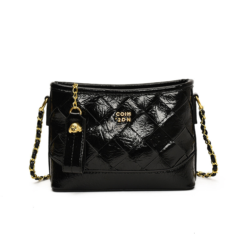 2025 Cross-border Summer Disco Niche Quilted Light Luxury Small Designer Bag Square Bag Fashion Chain Hobo Bag High-end Single Luxury Bag Shoulder Cro