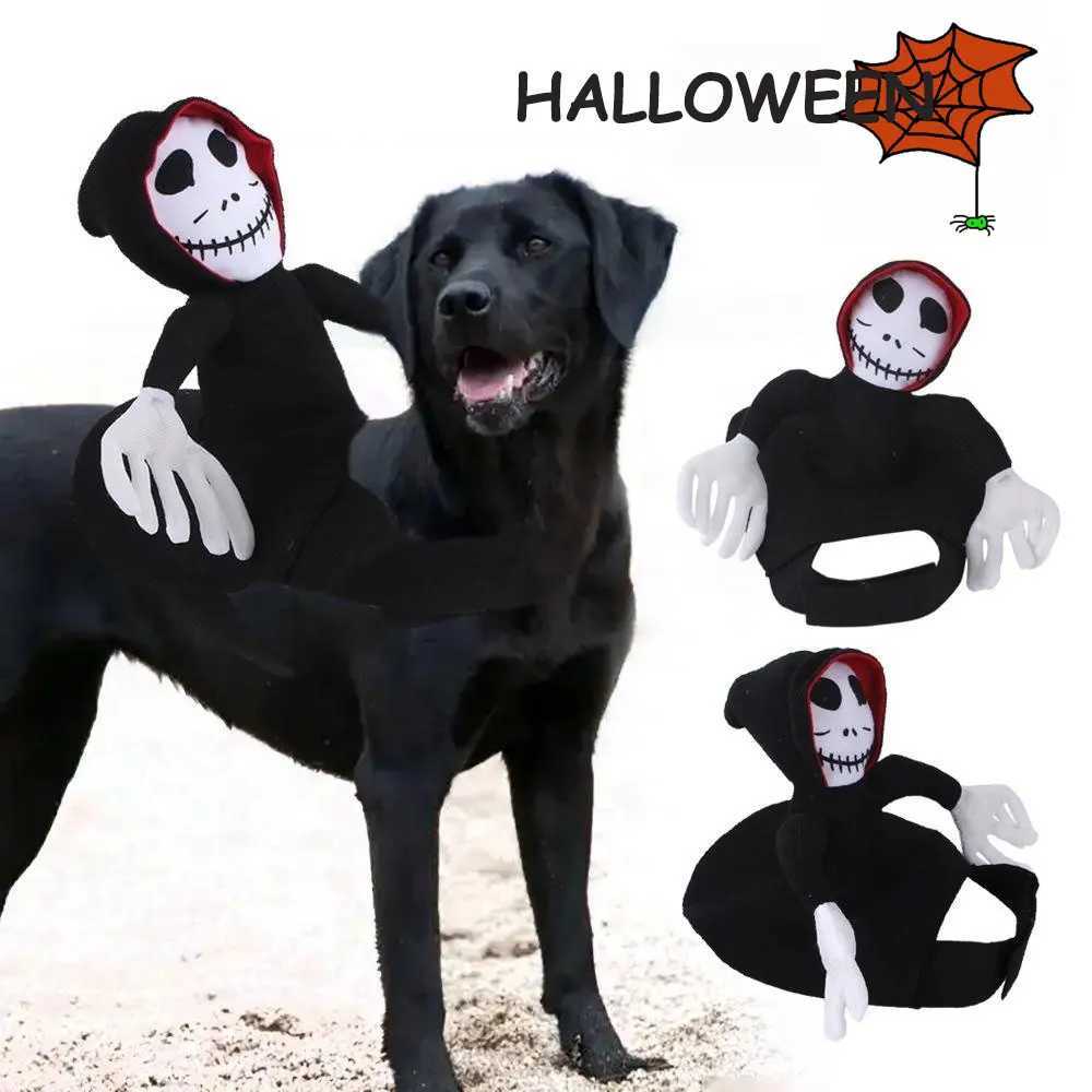 Funny Pet Halloween Costume Horrible Ghost Cosplay Cloth Halloween Party Dress Up for Small Medium Large Dog Pet Accessories XJ250813