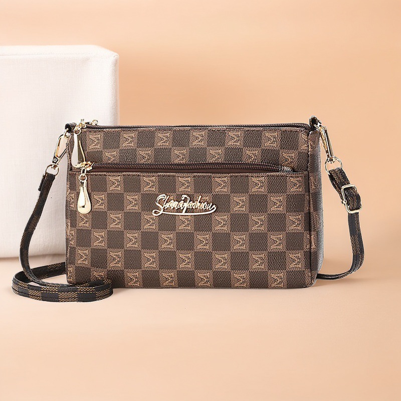 Women's Luxury Handbag Free Shipping Designer Phone Bag New Floral Underarm Bag Fashion Trend Ladies Korean Style Letter Casual Single Shoulder C