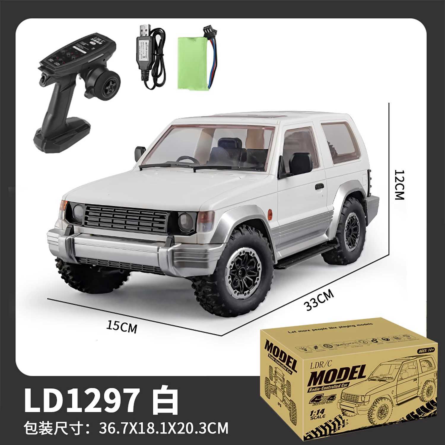 1/14 RC Crawler RC Off-road Vehicles Wireless Control Mini 4WD 4x4 Car Model LDRC LD1297 Radio Control Trucks Toy Model H260629