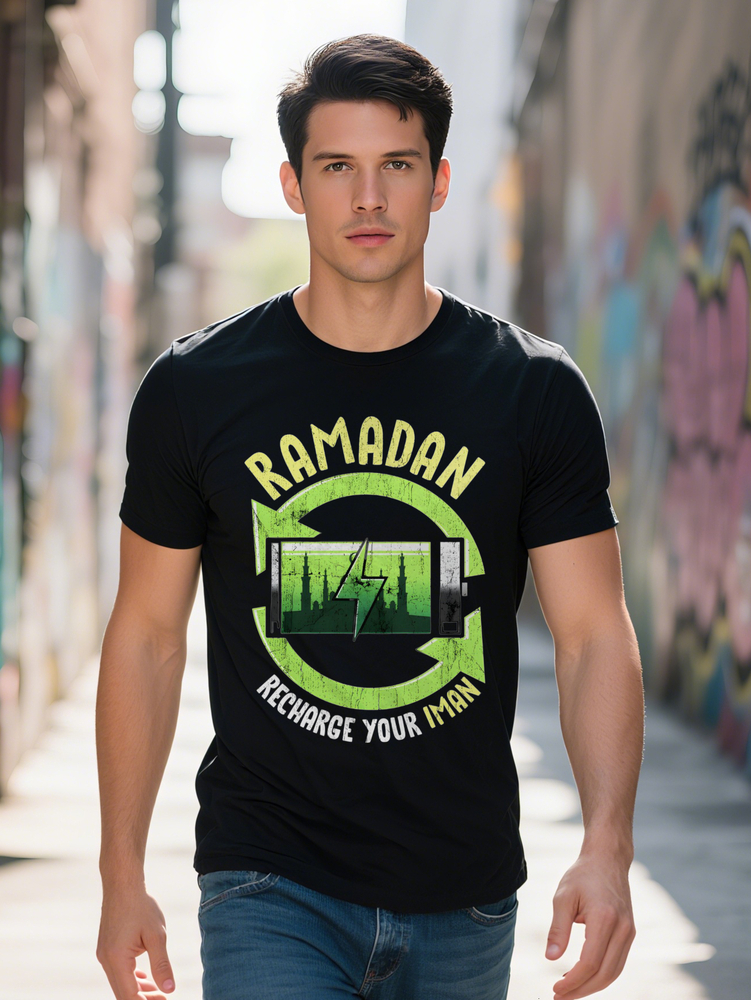 Casual Round Neck T-Shirt Print Design Men's Top a Gift for Men e39c0