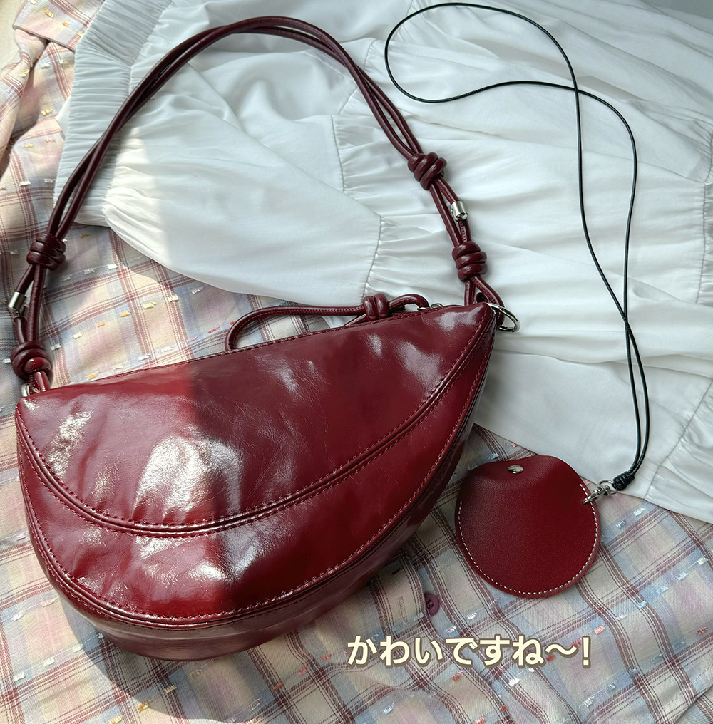 Korean Niche Underarm for Women 2025 Fashion Saddle Versatile Ins Style Dumpling Shoulder Crossbody Bag ddmymarket
