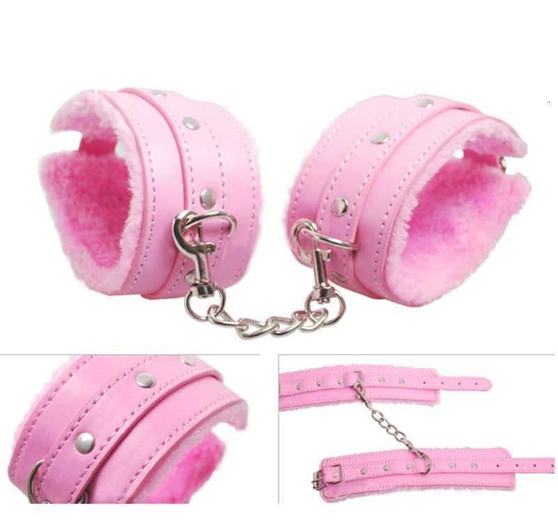 8Pcs/Set Sex Sensation Play Bondage Kit Slave Adult Games Couples Erotic Toys Hand Cuffs Foot Whip Rope Blindfold Collar Leash XJ250813