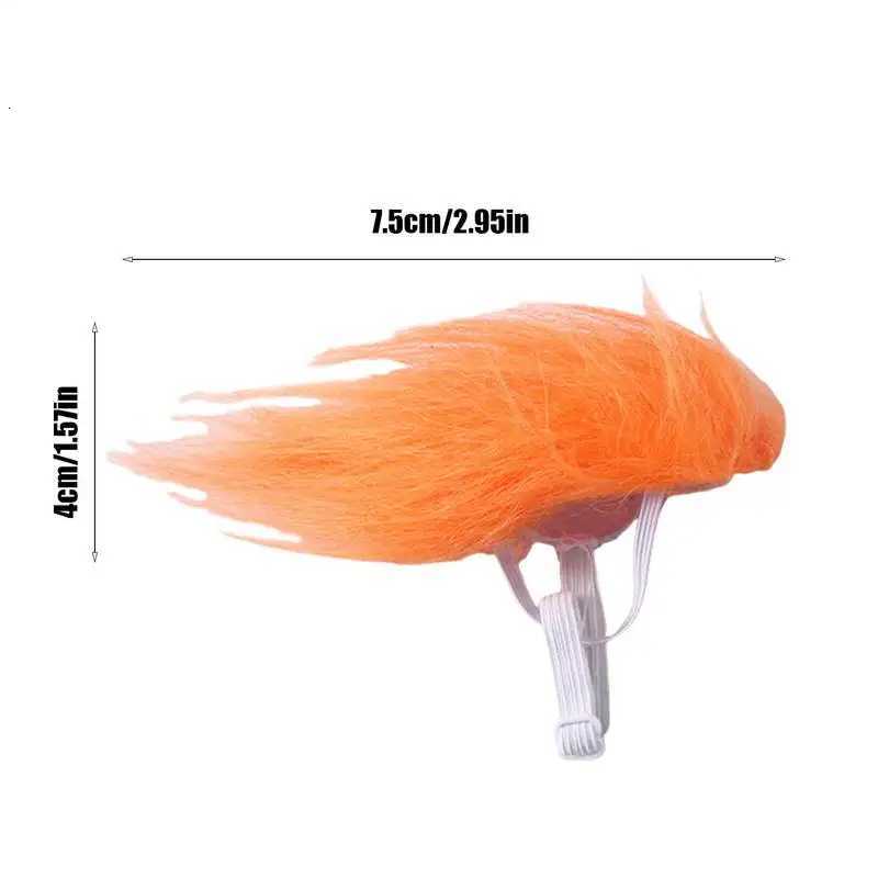 Cat Wig Orange Small Dog Wig Cat Cosplay Decoration Pet Headwear Costume for Halloween Christmas Travel Indoor Outdoor Gathering XJ250813