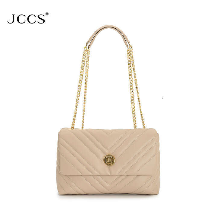 New cowhide niche single shoulder crossbody chain small high-end quilted versatile wandering women's bag