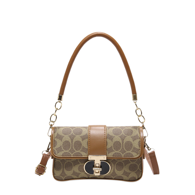 Textured and niche single - shoulder underarm bags for women The trendy new style fashionable solid - color small square bags versatile cross - body b