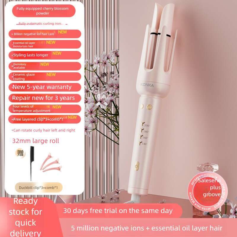 Premium Selection Konka Negative Ion Electric Automatic Lazy Magic Curling Iron Long Lasting