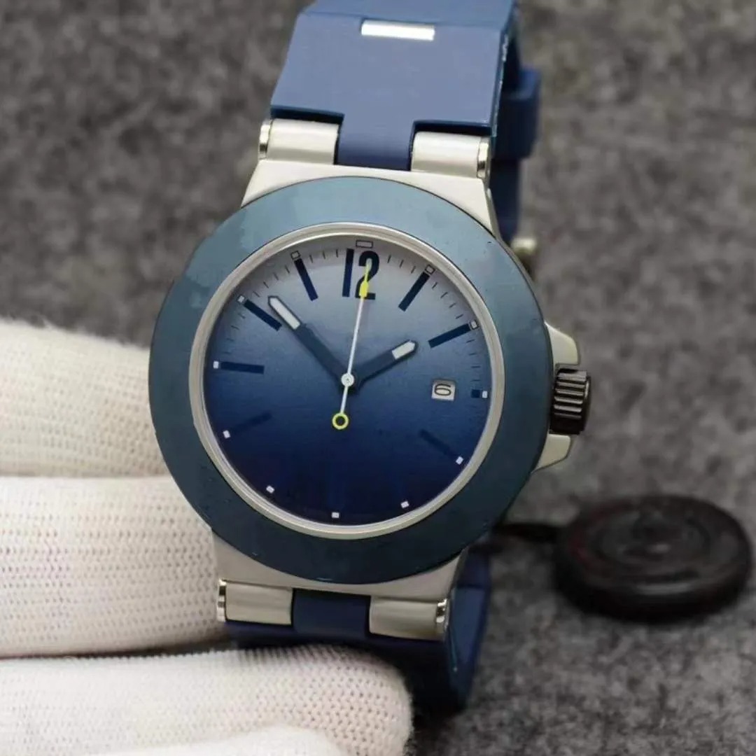New Watches men luxury Aluminum watch 44mm automatic watch High quality wristwatch, ceramic bezel, sapphire glass AAA holiday gift