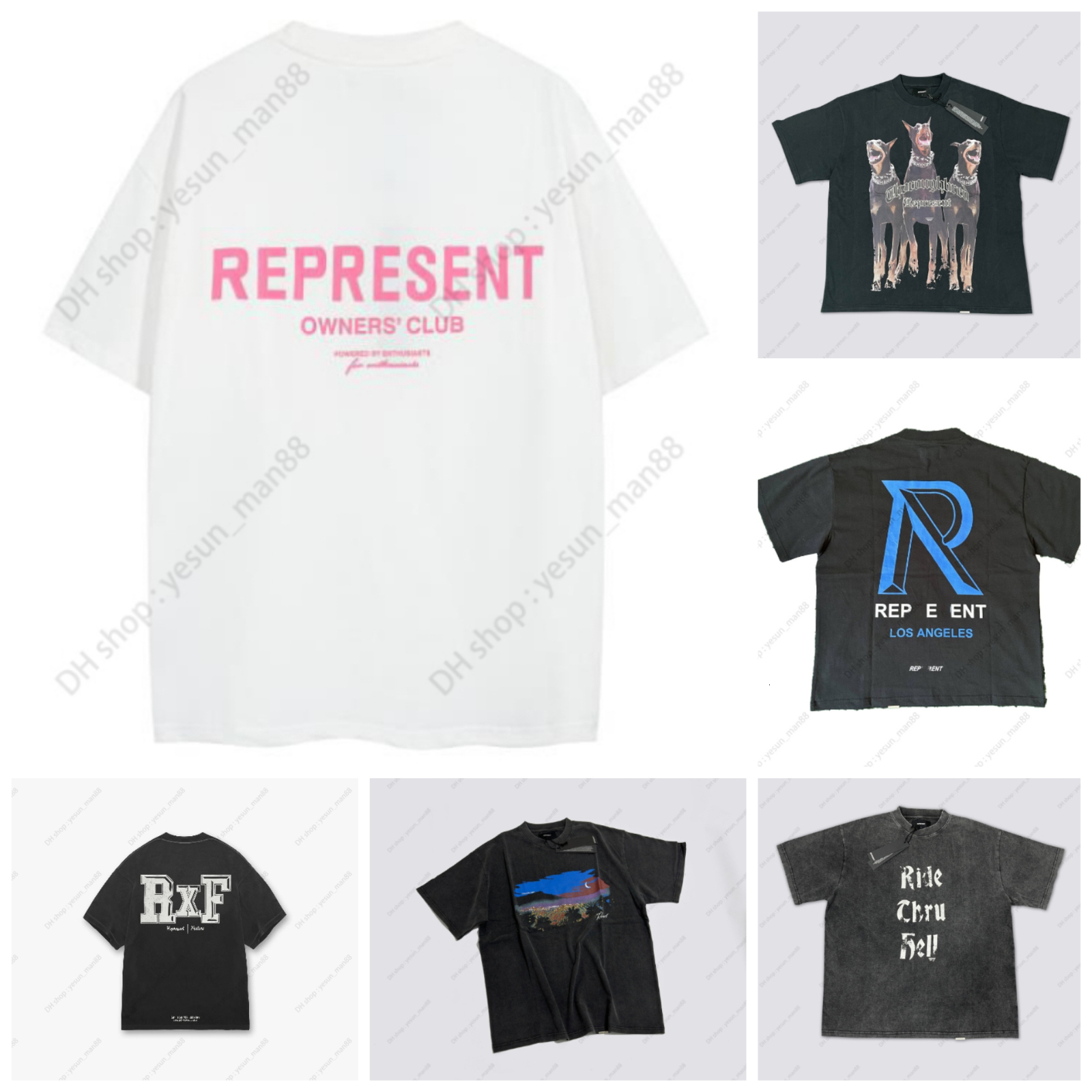 representer T Shirts Mens Designer T Shirs For Men Designer Shirts Fashion Brand representershirts Loose Tees Tops Man Cotton Breathable representertshirts