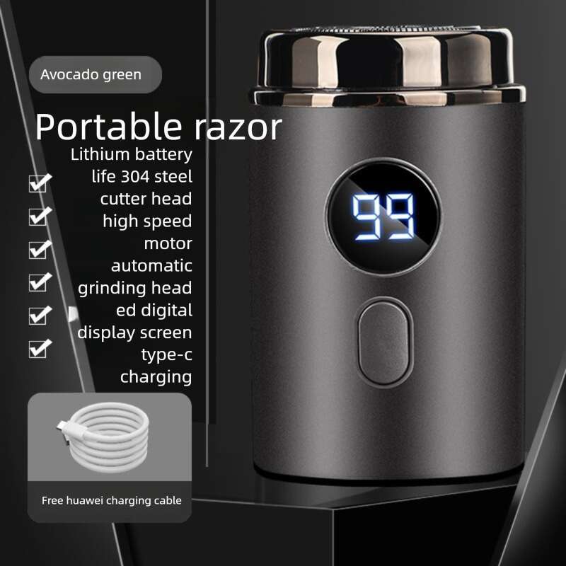 Electric Cannon Super Clean Full Body Washable Beard Trimmer Travel Compact Portable Men's S Shaver
