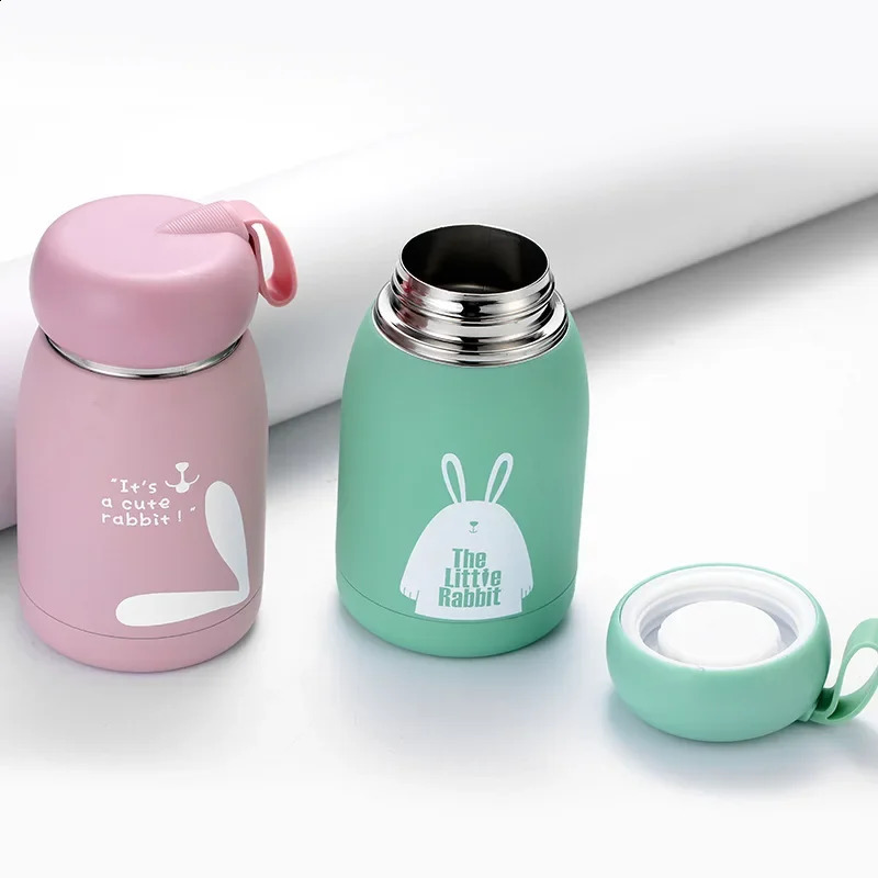 stampup 320ml Mini Cute Thermos Portable Thermal Mug Stainless Steel Insulation Cup Vacuum Flasks Water Bottle for Girls Kid 250812 W260226