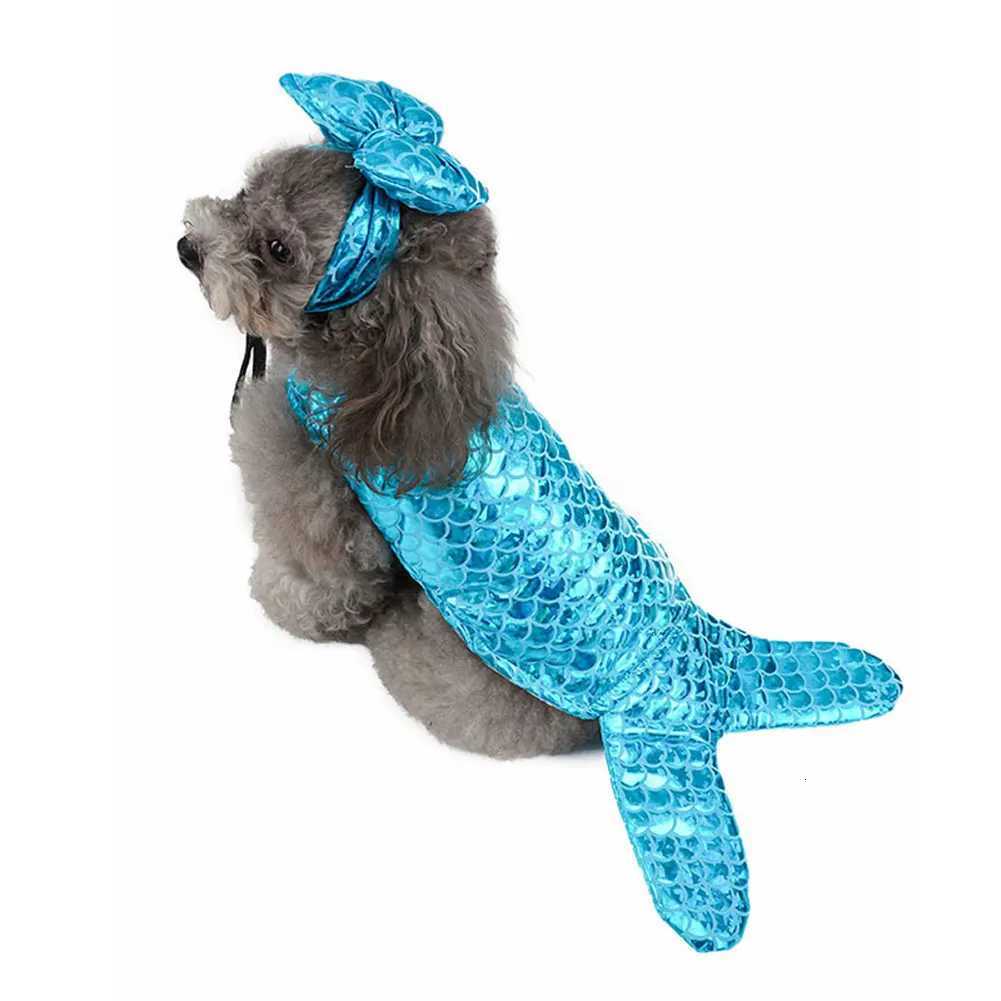 Mermaids Dog Costume Personalized Funny Dog Costumes Cosplay Novelty Delicate Dog Clothes For Small Medium Large Dogs Pet XJ250813