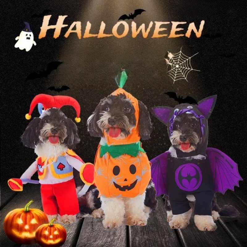 Halloween Dog Clothes Funny Pet Dogs Cosplay Costumes Set Christmas Dog Costume Comical Outfits for Pet Cat Puppy Party Clothing XJ250813
