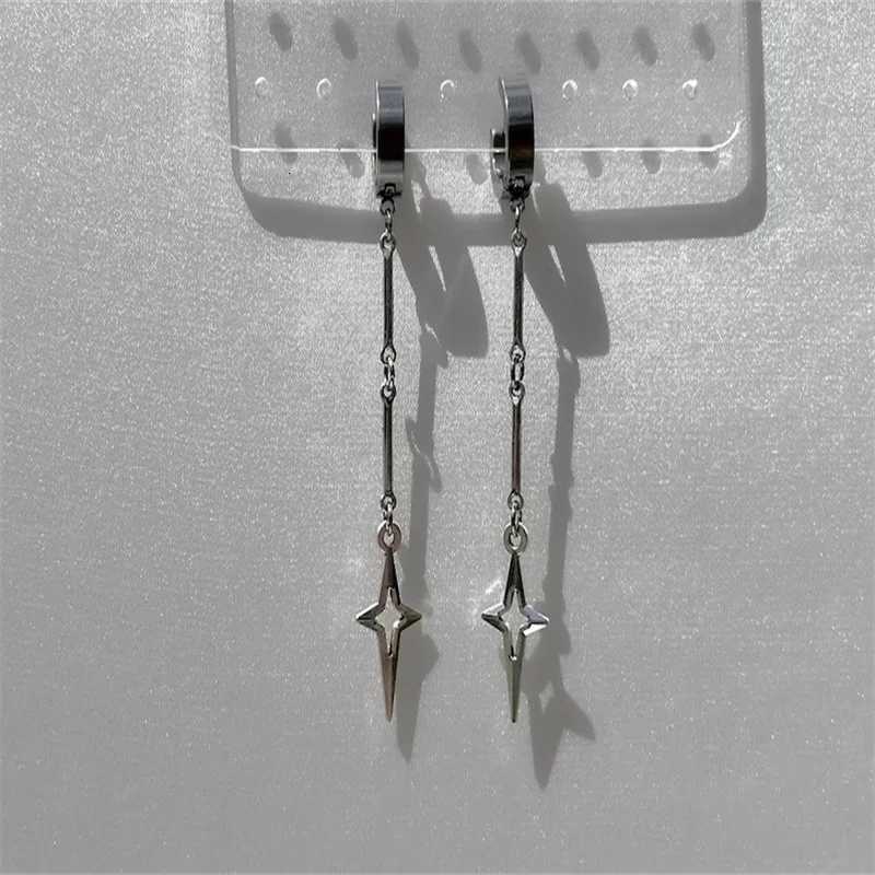 Classic star earrings | grunge jewelry hypoallergenic y2k goth edgy alt fairy punk aesthetic dangly chunky coquette minimalist Y250812