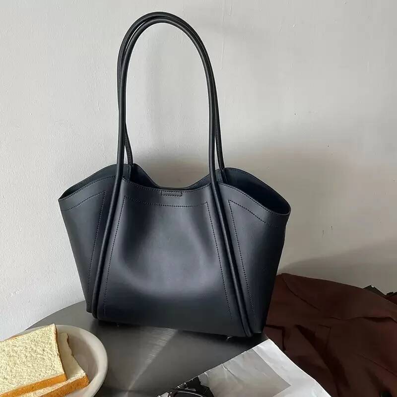 soft leather tote Wing women's handbag high quality underarm shoulder lady work shopper bag large Mother Gift high-quality
