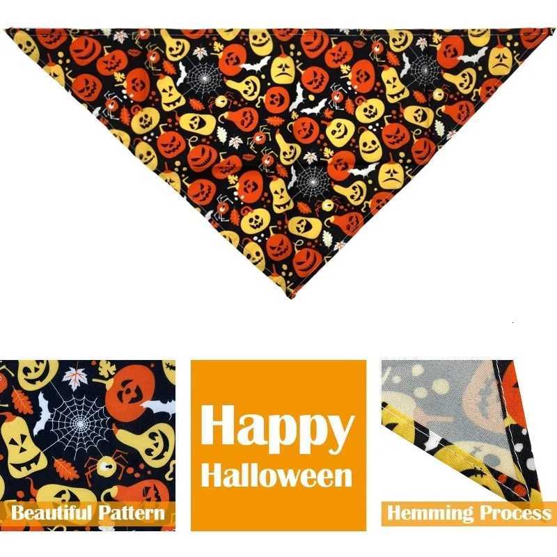 Halloween Dog Cat Costume Funny Pet Halloween Party Dress Up with Adjustable Hat Cute Dogs Triangle Neck Scarf Pet Party Clothing XJ250813