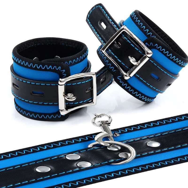 Handcuffs Locking Buckle BDSM Erotic Accessories Bondage Restraints Cuffs Flirting Fetish Adult Couples Games Sex Products XJ250813