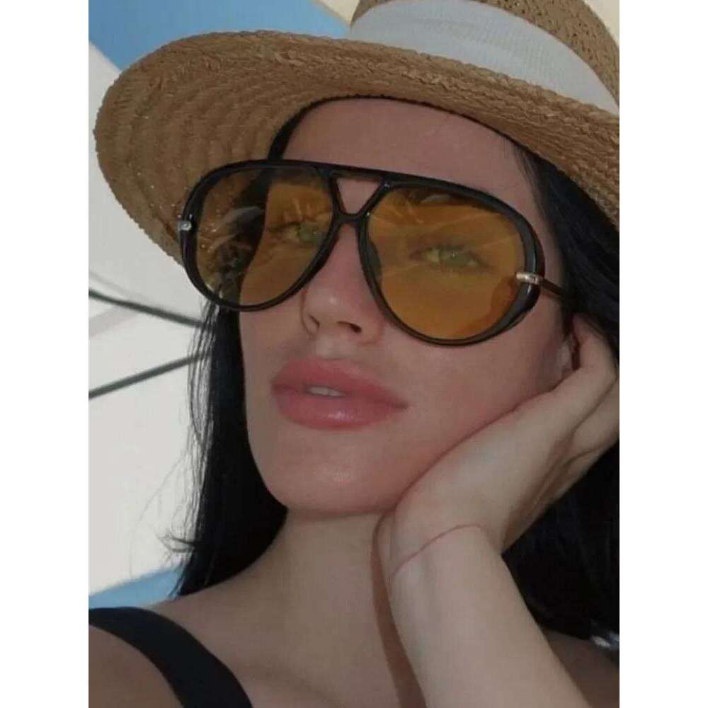 Vintage Retro Metal Double Bridges Round Sunglasses Women Brand Fashion Punk Gradient Shades Trending Sun Glasses Eyewear UV400