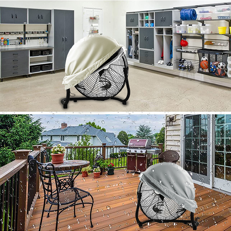 Waterproof Dustproof Outdoor 210D Oxford Cloth Industrial Electric Fan Protective Cover