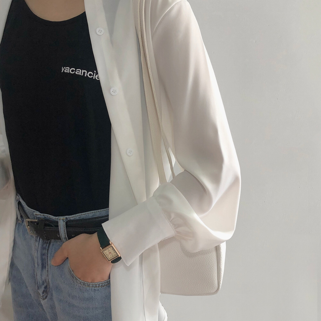 Guangzhou Production Summer Design for Women Korean Handheld Square Small Orange Bag Lychee Pattern Single Shoulder Crossbody ddmymarket