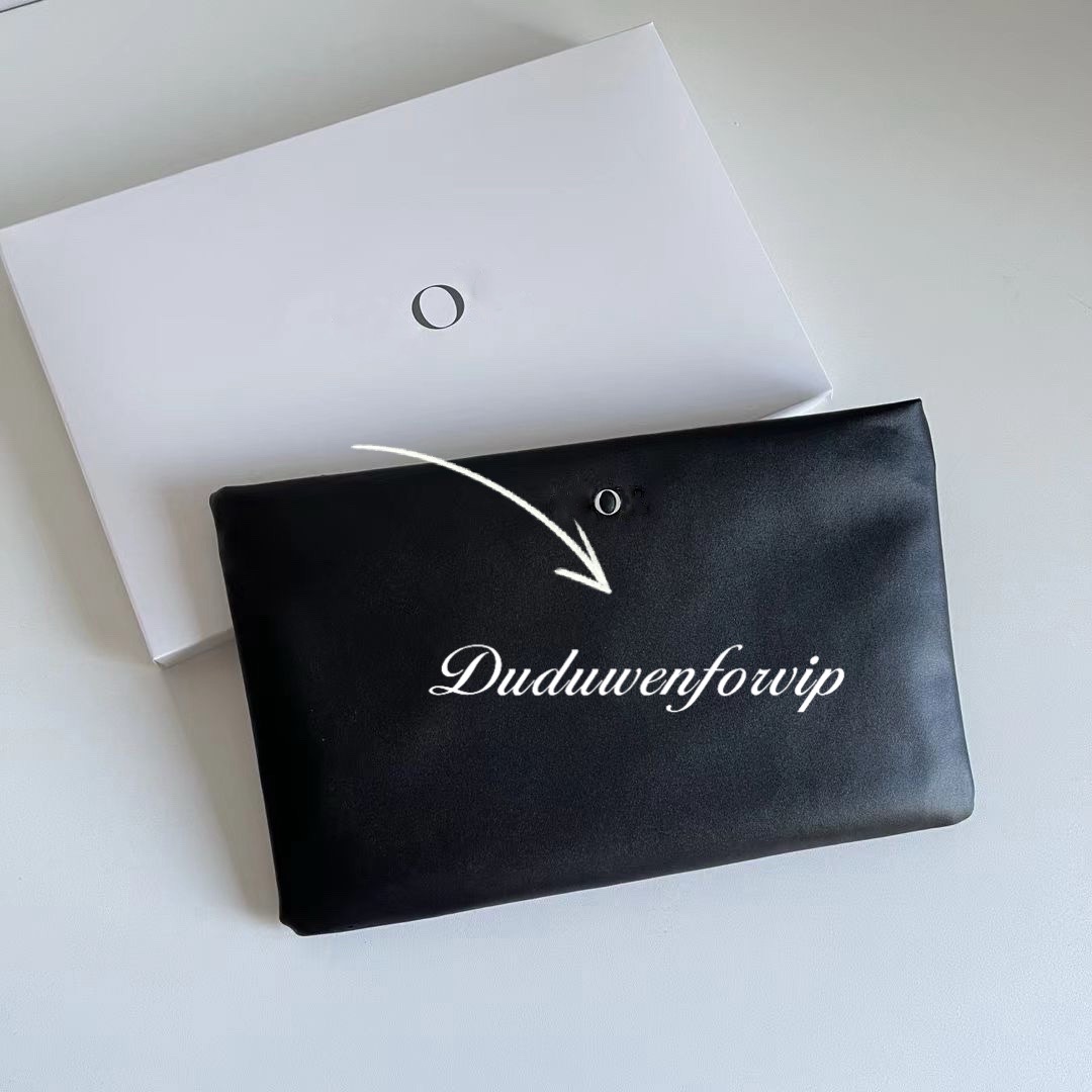 25X15X1.5CM Storage Bag Beaute.Gift Classic Cosmetics pouch Zipper PU Organization with packing box