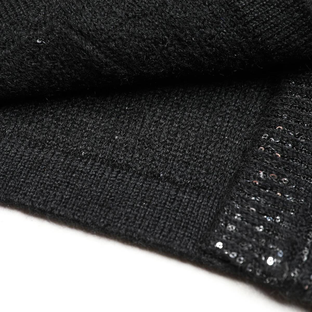 Two Color High-Quality New Fashionable Elastic Knitted Button Slim Waistband V-Neck Long Sleeved Women's Cardigan Top