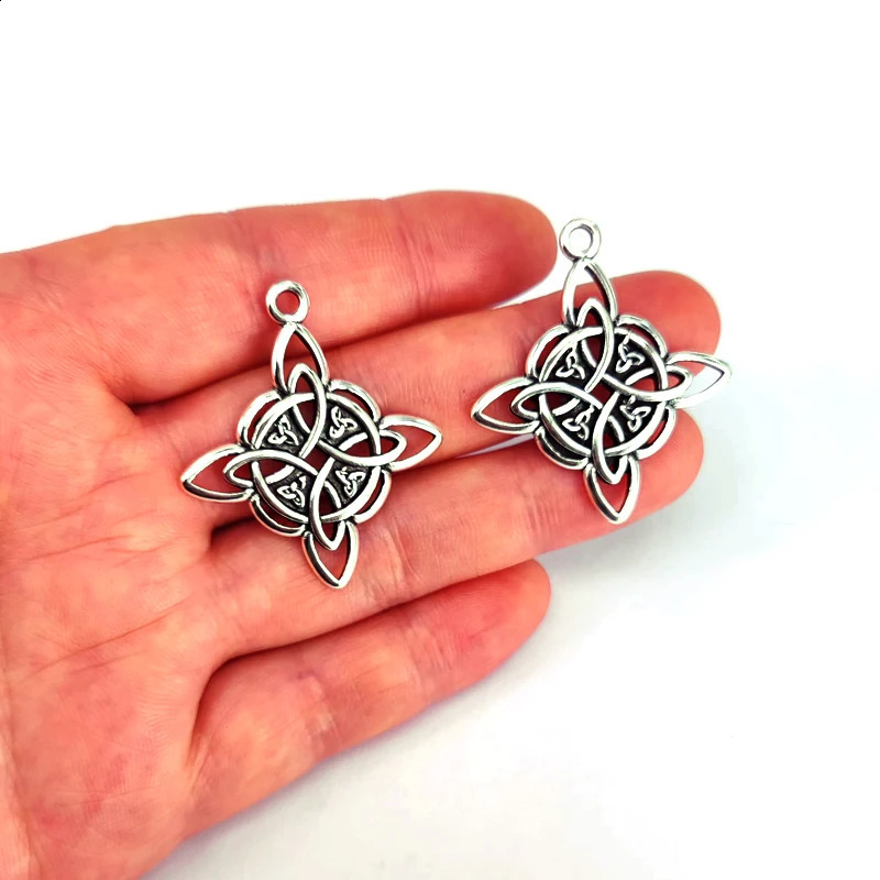 50pcs Witch Celtic Knot pendant charm for women DIY 250807