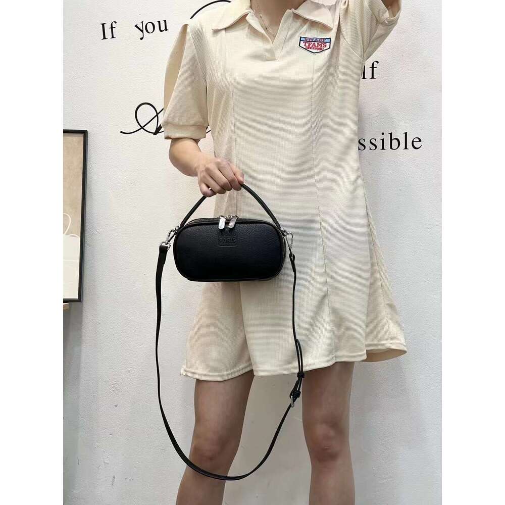 2024 Bowling Ball New Pillow Handbag Fashion Single Shoulder Shell Versatile Crossbody Bag