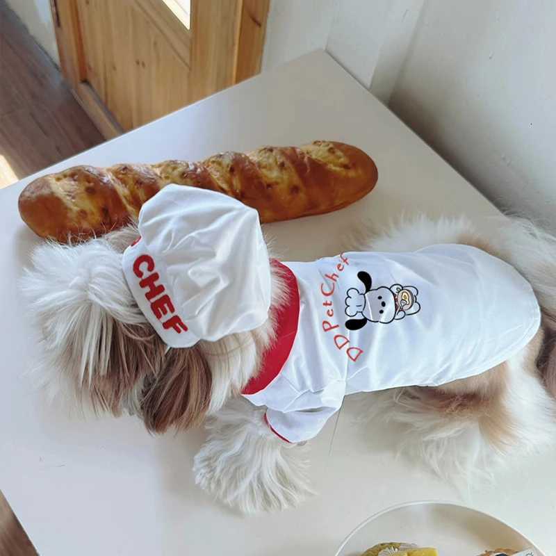 Dog Clothing Pet Role-playing Chefs Outfit Set Puppy Transformation Costume Bulldog Maltese Small Medium-sized Dogs Clothes XJ250813