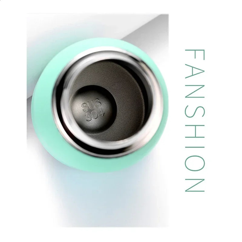 stampup Cute Thermos Portable Thermal Mug Stainless Steel Insulation Coffee Cup Vacuum Flasks Water Bottle for Girls Kid Gift 250812 W260226