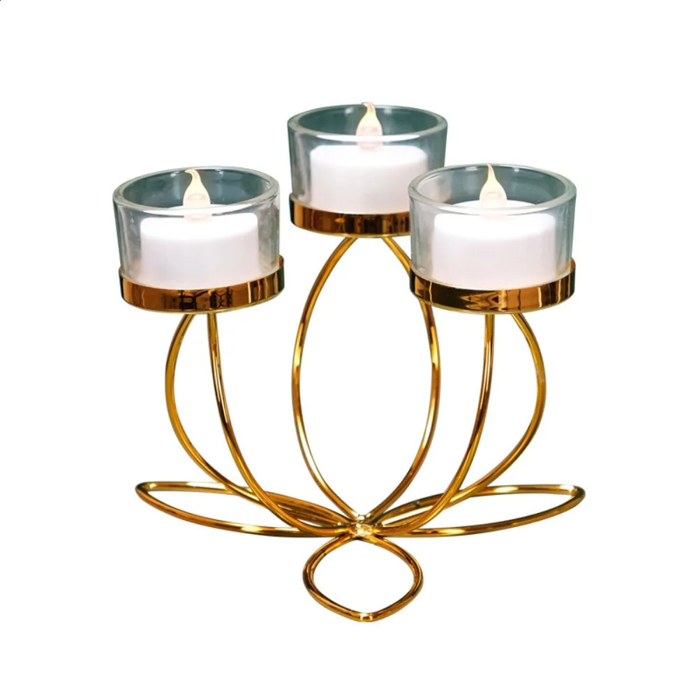 Metal Candlestick Holder Iron Candle Holders for Romantic Candlelight Dinner Props Table Decoration Retro Bedroom Ornaments 250812