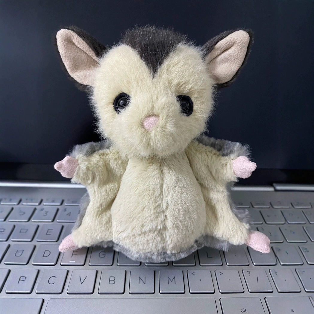 Dolls jellys Cat Lolly Sugar Glider Plush Children's plush toys flying squirrel Soft Toy sugar glider body pillow Soothing the Doll Gifts Y260128