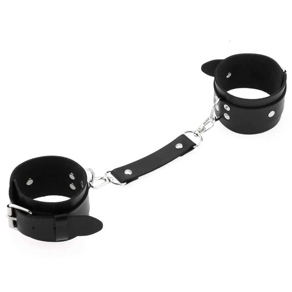 Adult Sex Handcuffs Punk Gothic Leather Bracelet Adjustable Cuff Bracelets Bondage Cosplay Sex Products Couples Sexy Accessories XJ250813