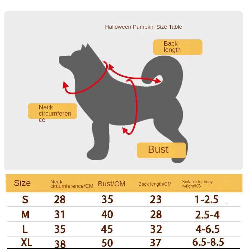 Pet Halloween Pumpkin Clothes Funny Pumpkin Transformation Clothes Small Dog Clothes XJ250813