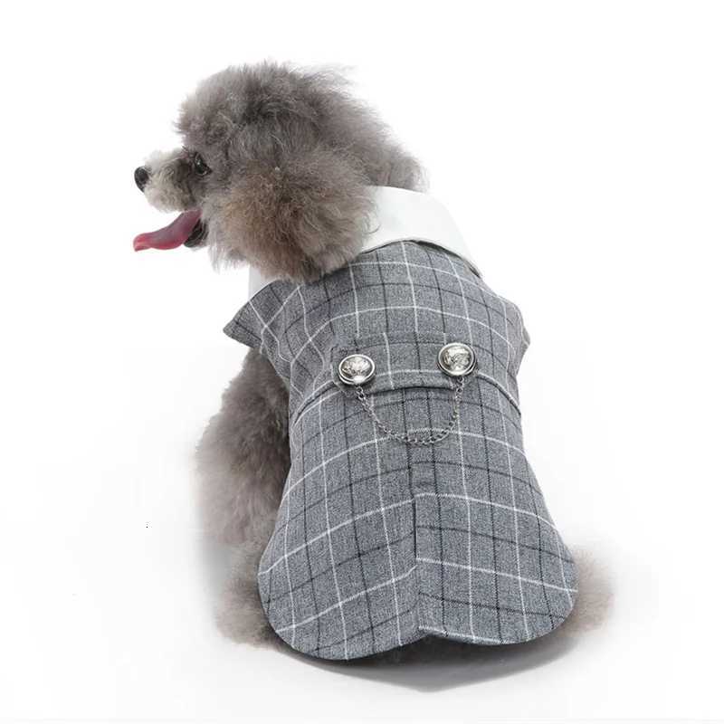 Luxurious Male Pet Costume for Small Dogs High Quality Puppy Dog Tailcoat Suit Dress Chihuahua Maltese Pets Wedding Clothing XJ250813